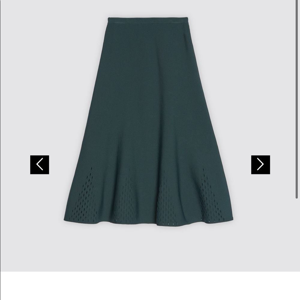 Sandro midi knit skirt